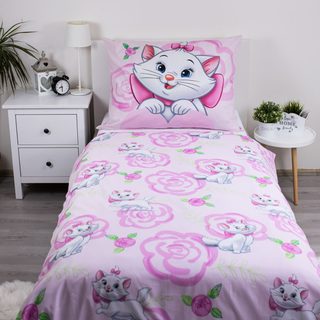 Povlečení Marie Cat Pink 03 140x200, 70x90 cm
