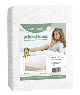Prostěradlo Mikroflanel Bílá 19/001
