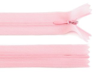 Spirálový zip skrytý šíře 3 mm délka 60 cm Dederon