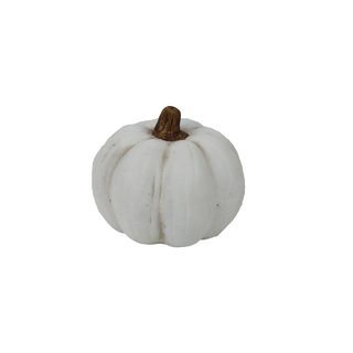 Dekorační dýně bílá X5361 - 6.5 cm