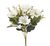 Umělá kytice kopretin s listy krémová 29 cm