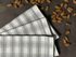 Kuchyňské utěrky Extra savé Kostka s kytičkou světle šedá 50x70 cm, 3 ks