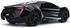 Jada RC Lykan Black Panther 29 cm (2,4 GHz, baterie)