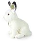 PLYŠ Zajíc polární sedící 30cm exkluzivní kolekce *PLYŠOVÉ HRAČKY*