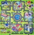 Pěnové baby puzzle Město (9 ks, podložka na zem)