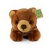 Plyšový medvěd hnědý ležící 20 cm