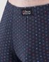 GINA pánské boxerky kratší nohavička, šité, s potiskem 73132P