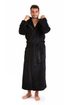 Černý župan s kapucí Tampa Beauty Black