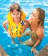 Nafukovací vesta plovací POOL SCHOOL DELUXE žlutá, 3-6 let