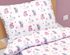 Povlečení bavlněné Junior Růžová,Šedá 90/032 140x200, 70x90 cm