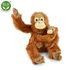 Plyšový orangutan s mládětem 25 cm