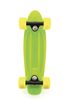 Skateboard - pennyboard 43cm, nosnost 60kg plastové osy, zelená, žlutá kola