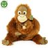Plyšový orangutan s mládětem 25 cm