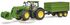 Bruder John Deere 7R 350 (čelní nakladač + přívěs) 03155