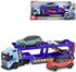 DICKIE Autotransportér Volvo FH16 + 3 auta na baterie Světlo Zvuk
