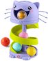 FISHER PRICE Baby kuličková dráha kočička věž + 5 kuliček pro miminko