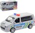 Auto policejní dodávka kovová Česká Policie CZ na baterie Světlo Zvuk