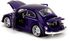 Jada VW Beetle 1972 (volný chod, kov) + figurka Wednesday