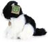 PLYŠ Kočka bílo-černá sedící 17cm Eco-Friendly