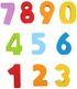 Baby číslice barevné set 10ks
