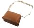 Hnědá crossbody dámská kabelka se třemi sekcemi Jessica