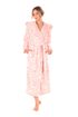Župan s kapucí Flora růžová perla 39 56 3053