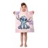 Plážová osuška pončo Lilo a Stitch Pink 50x115 cm