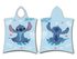 Plážová osuška pončo Lilo and Stitch Blue 50x115 cm