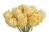 Umělé růže svazek 12 ks - žlutokrémová