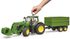 Bruder John Deere 7R 350 (čelní nakladač + přívěs) 03155