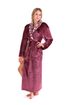 Župan s límcem Flora mauve wine 25 56 4853