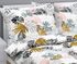 Krepové povlečení Šedá,Růžová,Hnědá 80/227