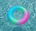 Kruh nafukovací duhový 91cm plavací kolo do vody 2 barvy 36126