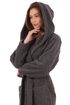 Bavlněný župan s kapucí Athena antracitový 31 16 9551
