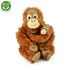 Plyšový orangutan s mládětem 25 cm