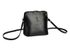 Kožená malá dámská crossbody kabelka tmavá modrá KK-1702