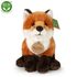 Plyšová liška sedící 21 cm