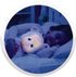 CRY BABIES Panenka Coney Dobrou noc interaktivní na baterie Světlo Zvuk
