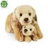 Plyšový labrador s miminkem ležící 25 cm