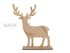 Dřevěný jelen výška 30 cm