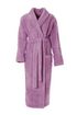 Bavlněný župan Athena s límcem fialková 21 16 4605