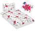 Povlečení bavlněné Bílá,Růžová 90/216