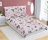 Povlečení krepové Šedá,Růžová 80/217