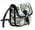GREGORIO Kožená dámská crossbody kabelka s květy