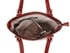 Velká bordová kožená dámská kabelka přes rameno L Artigiano