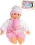 Baby panenka Bambolina Amore miminko set s lahvičkou s melodiemi na baterie Zvuk