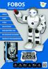 RC robot Fobos CZ (2,4 GHz, baterie, světlo, zvuk, chodící)