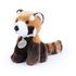 Plyšová panda červená sedící 18 cm