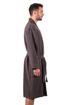 Mušelínový župan Dacca antracit 12 24 9551 unisex
