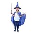 Plášť modrý s kloboukem Čaroděj / Čarodějnice / Halloween